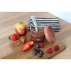 Beaba Glass Storage Container, Airtight Container with Graduation Measuring Scale, 150 ml - Terracotta
