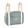 Beaba Mini Paris Baby Diaper Bag with 5L Capacity, Multi Pocket Organizer with Stroller Clips - Sage Green