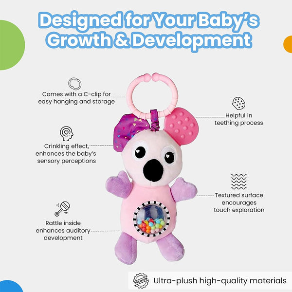 Nuluv Playtime Jittery Koala Teether
