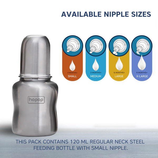 Hopop Baby Steel Feeding Bottle