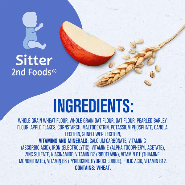 Gerber Cereal for Sitters, 6+ months - Multigrain Apple