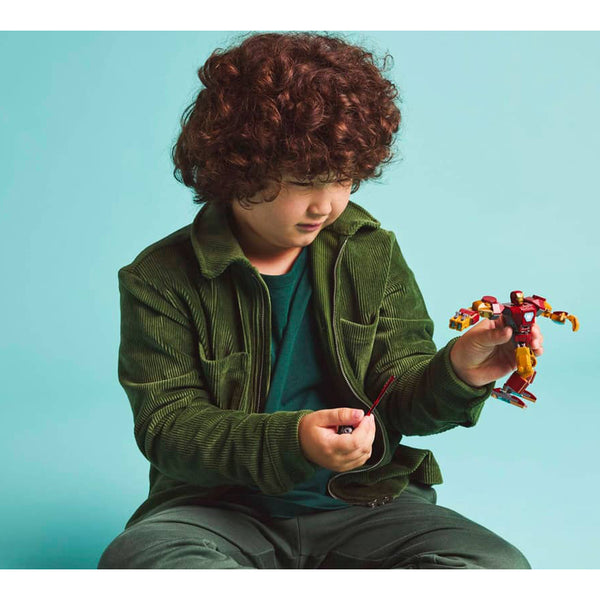 Lego Marvel Iron Man Mech vs. Ultron Buildable Super Hero Figure