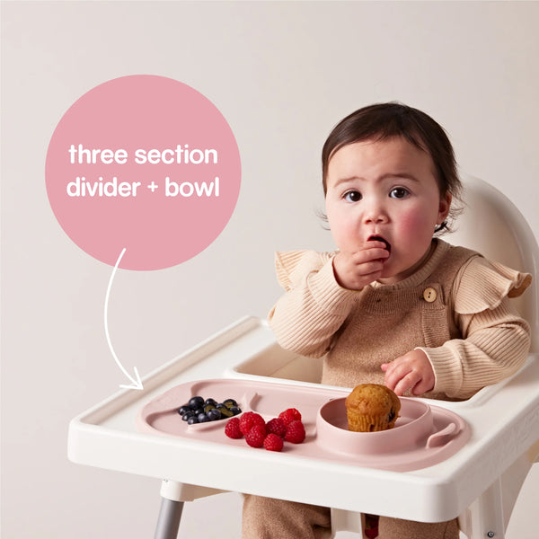 B.Box Roll + Go Mealtime Mat - Blush