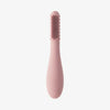 EzPz Baby Led Toothbrush 100% Silicone Infant Toothbrush with Dual Sided Bristles & Sensory Bumps - Blush
