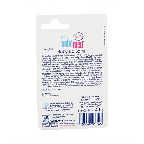 Sebamed Baby Lip Balm pH 5.5 with Jojoba Oil & Shea Butter