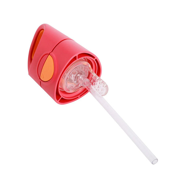 B.Box Tritan Straw Drink Bottle 450 ml - Strawberry Shake Pink Orange