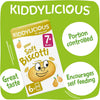 Kiddylicious Pear Soft Biscotti Snack for Babies 7M+, Encourages Self-Feeding, 6 Twin Packs - 120g - Dezine Kids