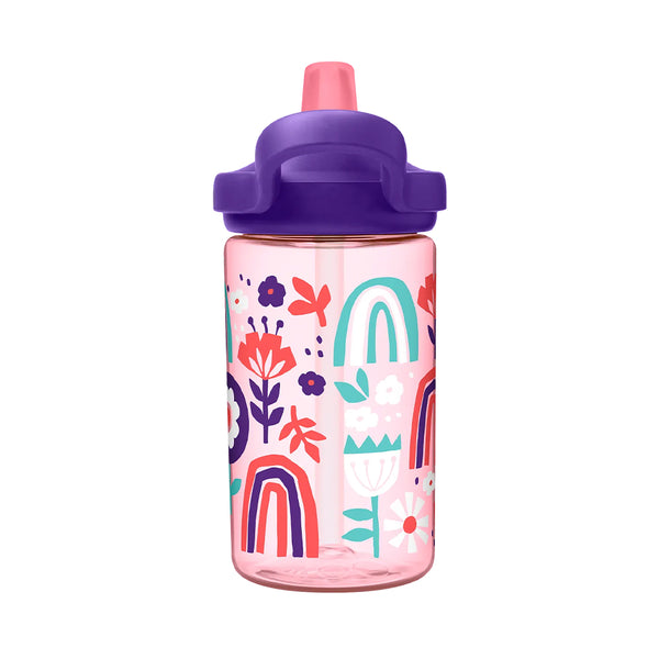 Camelbak Eddy+ Kids 0.4L Water Bottle - Floral Collage - Dezine Kids