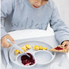 EzPz Happy Utensils for Toddlers(Spoon, Fork & Knife) - Sage