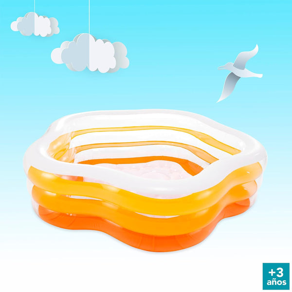 Intex Swim Center Summer Colored Family Inflatable Swimming Pool - Multicolor - Dezine Kids