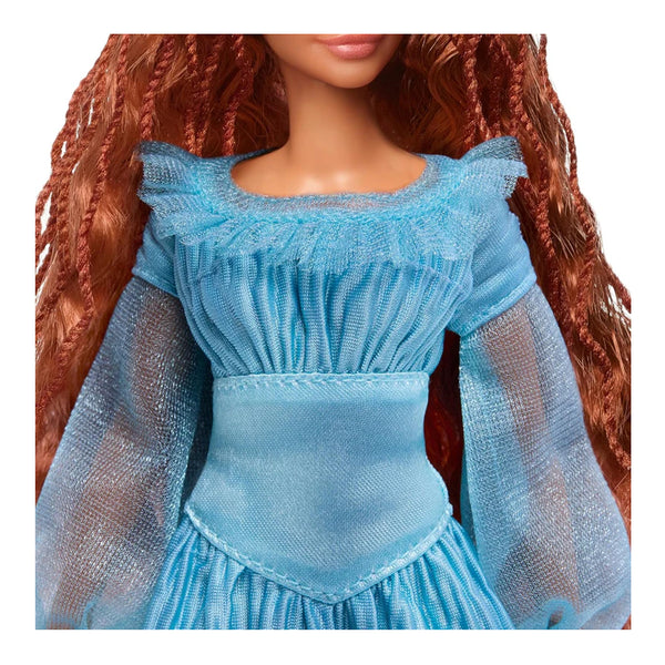 Barbie Disney The Little Mermaid Ariel Fashion Doll On Land in Signature Blue Dress
