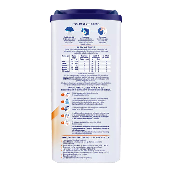 Aptamil Comfort Formula For Colic, Constipation & Crying 800g - Dezine Kids