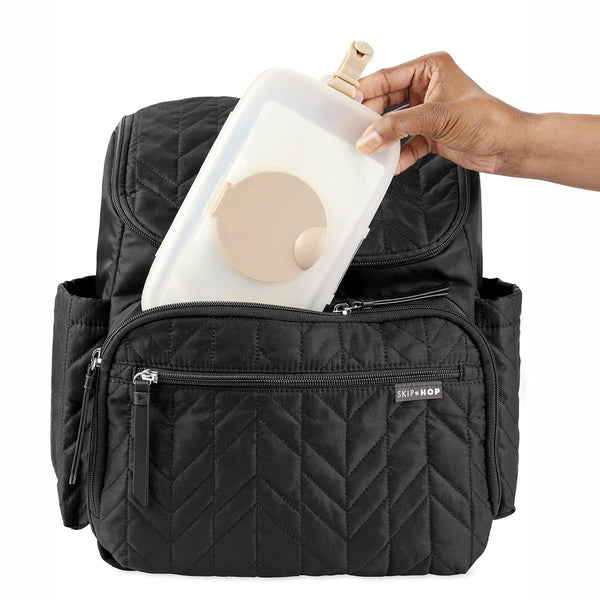 Skip Hop Grab & Go Snug Seal Wipes Case - Oat