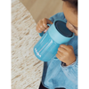 Beaba 360° Baby Learning Cup with Anti-Drip Disc, Dual handle & Spillproof Sippy Cup for Toddlers, 340 ml - Blue