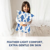 Hopop Soft & Breathable Premium Cotton Toddler Pillow with Pillowcase - Dezine Kids