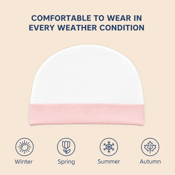 Hopop Soft & Comfortable Cotton Baby Caps - Dezine Kids