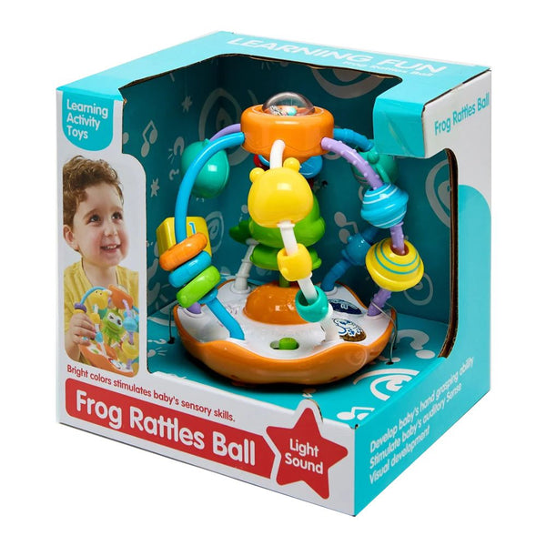 Five Star Musical Rattle Interactive Frog Ball for Children Sensory - Dezine Kids