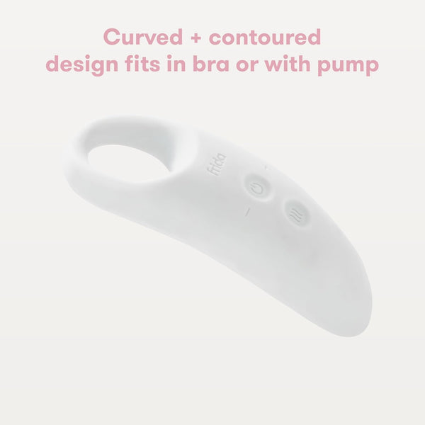 Frida Mom 2-in-1 Lactation Massager, Increase Milk Flow, Breast Engorgement - White