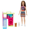 Barbie Doll and Pet Playhouse with 2 Pets Playset for Kids - Dezine Kids