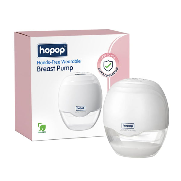 Hopop Hands Free Electric Breast Pump, Portable & Rechargeable - Dezine Kids