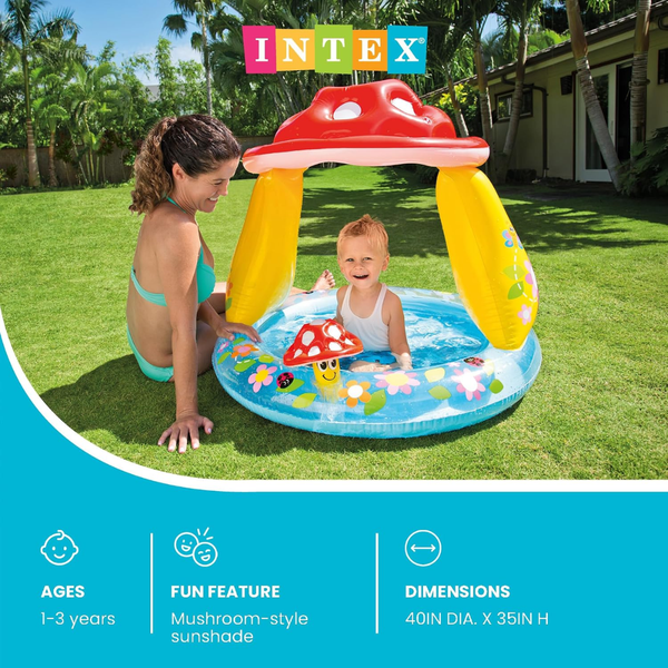 Intex Mushroom Inflatable Kiddie Pool - Dezine Kids