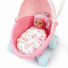 Elc Stroller Pram with Canopy & Large Wheels Pretend Play Toy - Dezine Kids