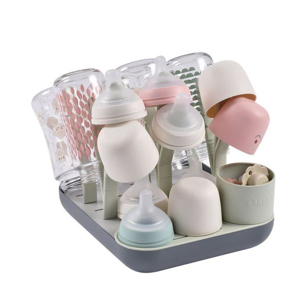 Beaba Forest Bottle Drying Rack - Misty/Mineral - Dezine Kids