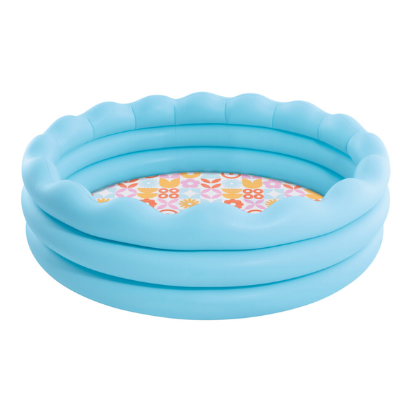 Intex Wavy Edge Inflatable Family Pool for Kids & Adults - Dezine Kids