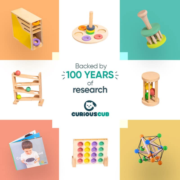 Curious Cub Ring Stacker Improves Hand Eye Coordination - Dezine Kids
