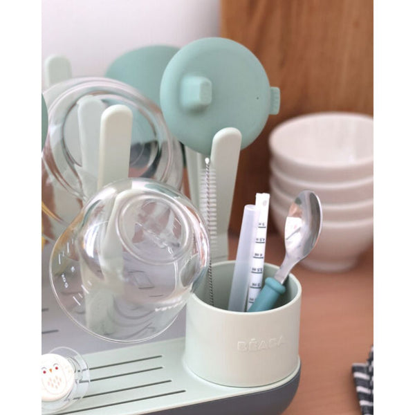 Beaba Forest Bottle Drying Rack - Misty/Mineral - Dezine Kids