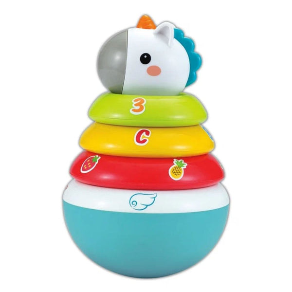 Hola Roly Poly Unicorn for 3M+ Stacking Rings - Dezine Kids