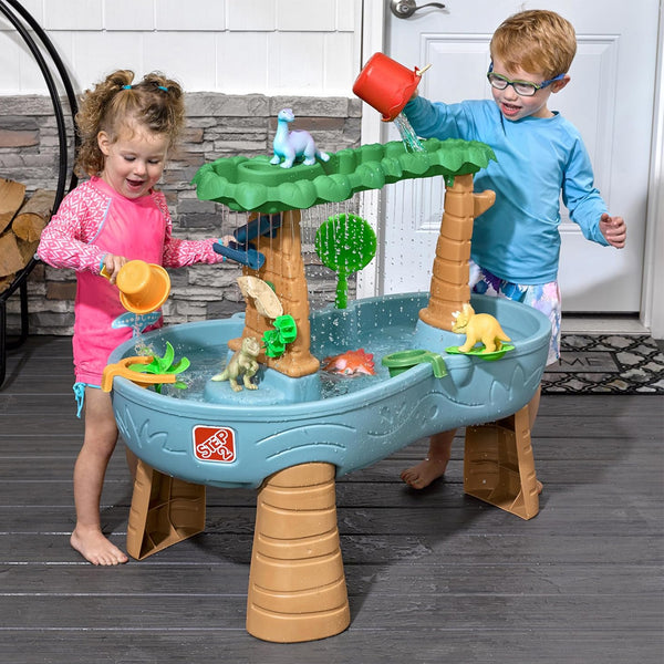 Step2 Dino Showers Toddler Water Table for Kids Ages 18 Months and Older