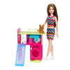 Barbie Doll and Pet Playhouse with 2 Pets Playset for Kids