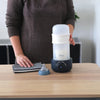 Beaba Baby 3 in 1 Bottle Warmer, Ultra Fast, Reheats Milk, Baby Food, Compact Design - Night Blue - Dezine Kids
