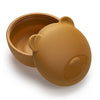 Melii Silicone Bowl With Lid, Spoon & Fork, Airtight & Leakproof Lid - Bear