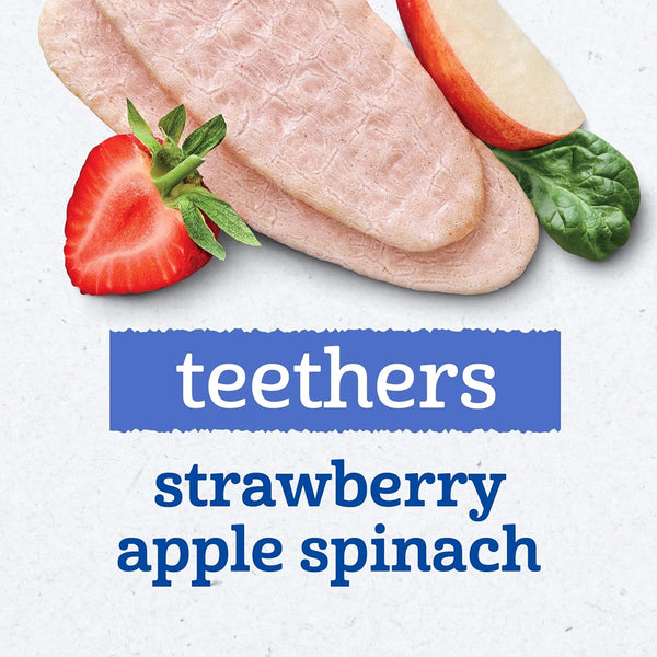 Gerber Teether for Crawlers, 7+ months - Strawberry Apple Spinach