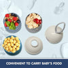Hopop 3-Layer Stackable Baby Milk Powder & Food Storage Container - Dezine Kids