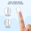 Hopop Silicone Baby Finger Toothbrush with Case -Pack of 2 - Dezine Kids
