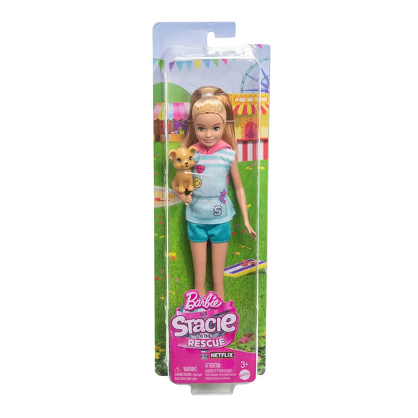 Barbie Stacie Doll with Pet Dog, from Barbie and Stacie to The Rescue Movie For Kids