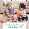 Infantino My 1st Tumbler Silicone 260ml - Blue - Dezine Kids