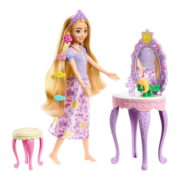 Barbie Disney Princess Rapunzel Doll & Vanity Set