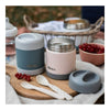 Beaba Stainless Steel Insulated Food Jar, Isothermal Portion 300 ml - Eucalyptus Green