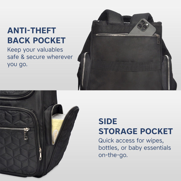 Hopop Portable & Stylish Baby Diaper Bag - Dezine Kids