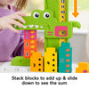Fisher Price Adding Alligator Educational Toy with 10 Stacking Blocks - Dezine Kids