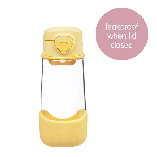 B.Box Tritan Sport Spout Drink Bottle, 450 ml - Lemon Twist Yellow