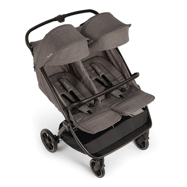 Nuna TRVL Dubl Twin Baby Stroller - Granite