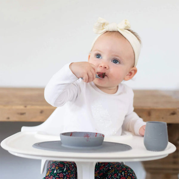 EzPz Tiny Spoon for Babies/Infants - Grey