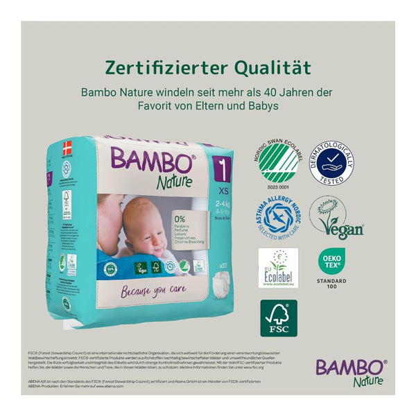 Tape Style Diapers Size 1, XS Size (2-4 Kgs) 22pcs