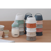 Beaba Stacked Formula Container, Airtight Multifunctional Storage Container, 4 Interchangeable Compartments, Microwave Safe - Terracotta