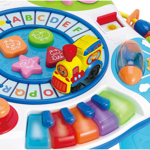 Winfun Letter Train & Piano Activity Table 5Note Musical Learning